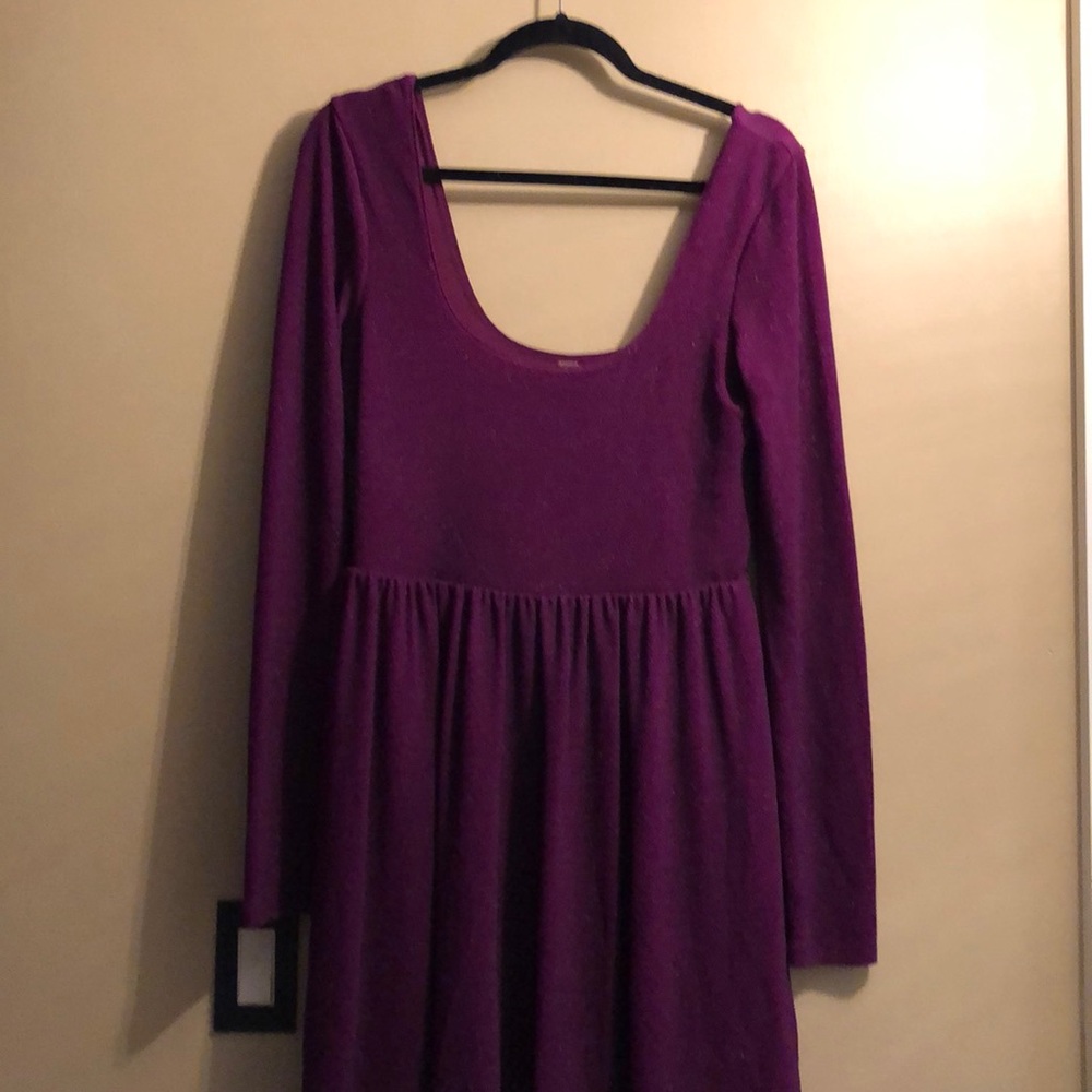 Purple glittery dress
